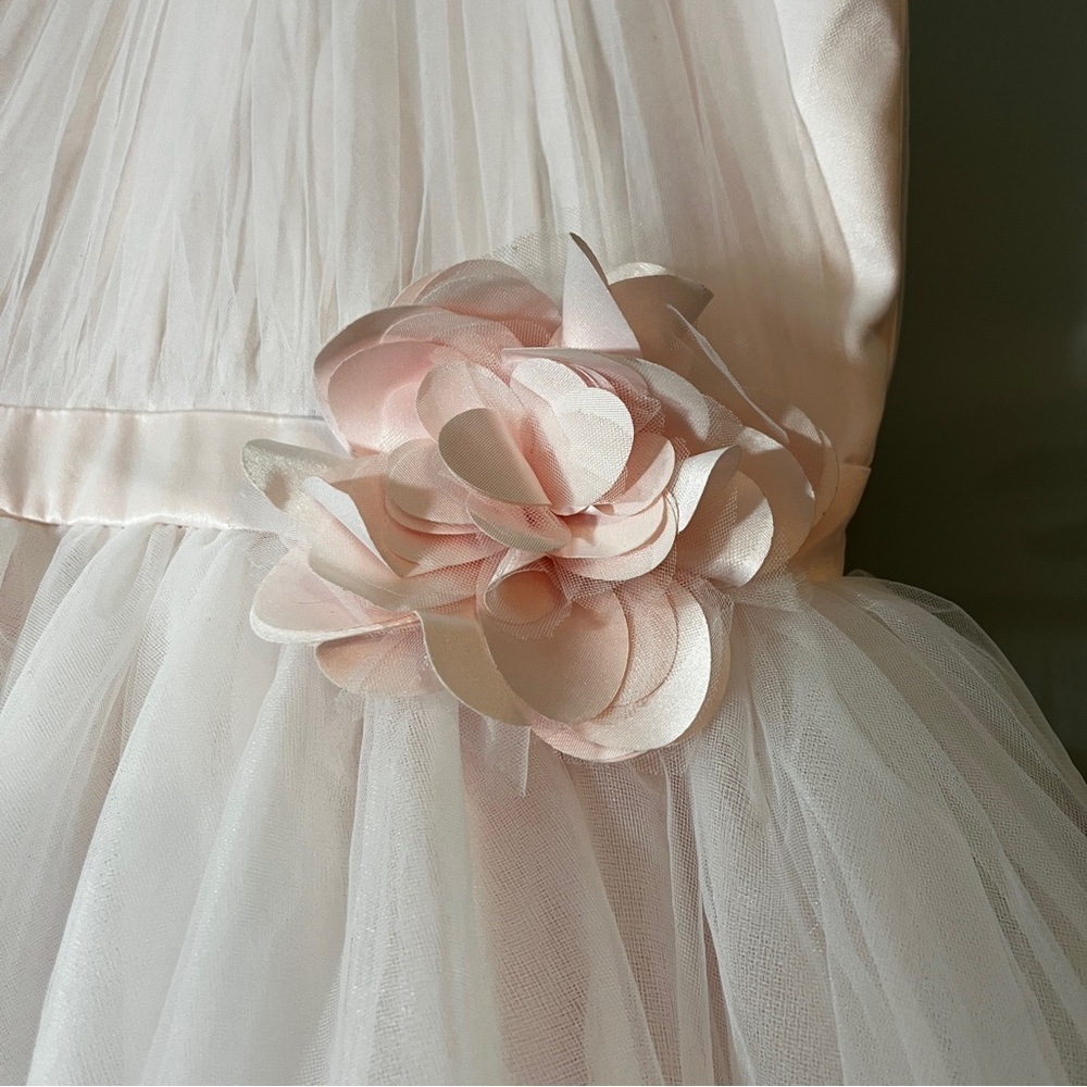 Joan Calabrese from Mon Cheri Girls' 14 Pink Ethereal Dress Flower Girl Glinda - Picture 3 of 14